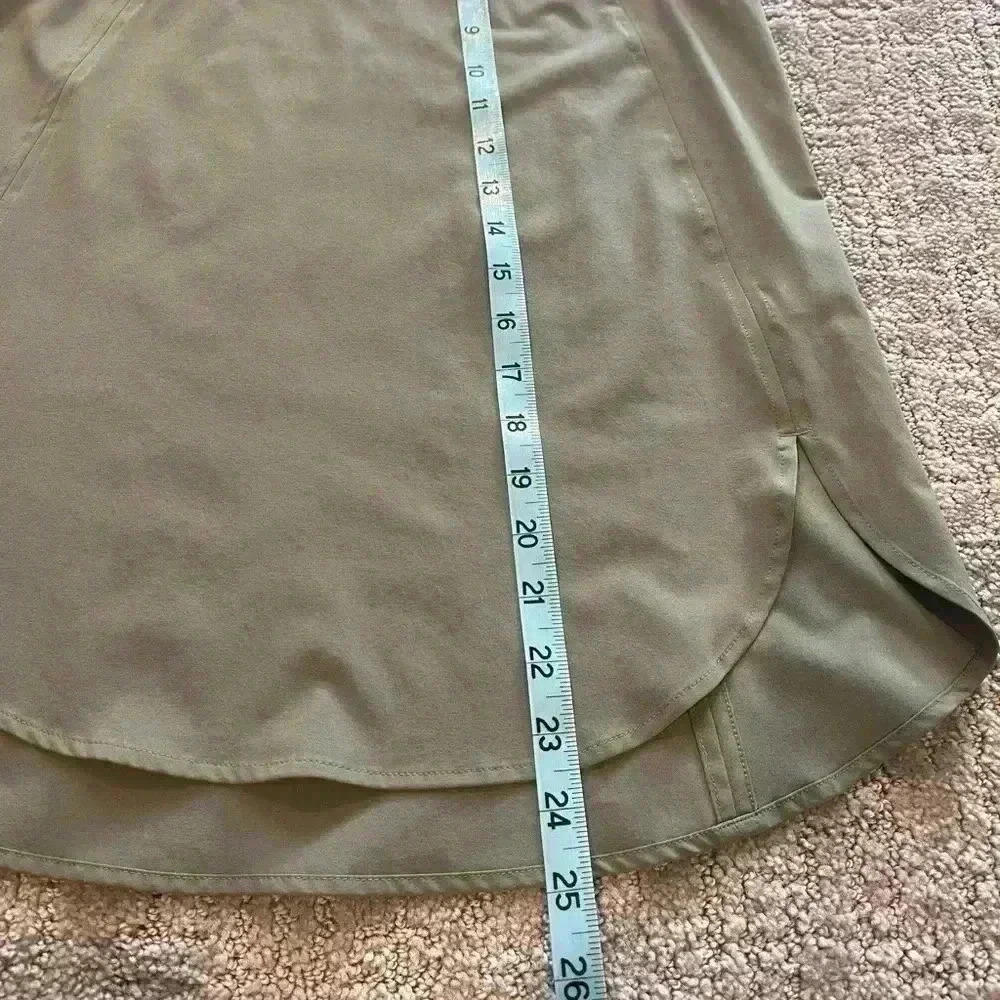 ATHLETA Zephyr Tank Top Laurel Olive Green | Size XXS, Crew Neck, Relaxed Fit - Picture 9 of 11